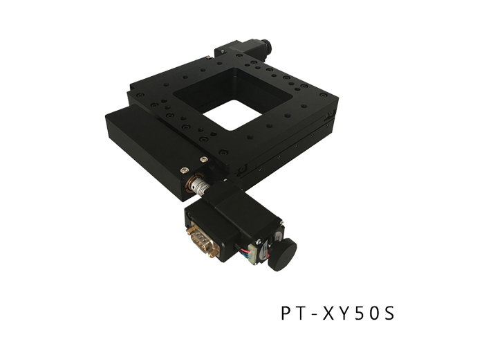 PT-XY50 電動整體組合臺 雙軸電動滑臺 電動位移臺 平移臺 50行程