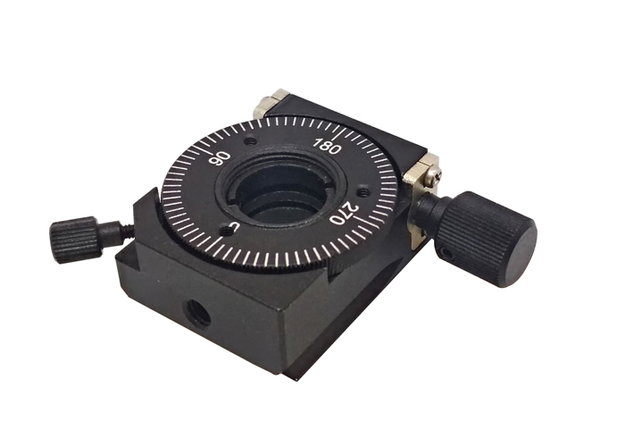 PT-SD202精密型手動旋轉臺 角度調整臺 中心孔M14X1,可裝卡鏡片