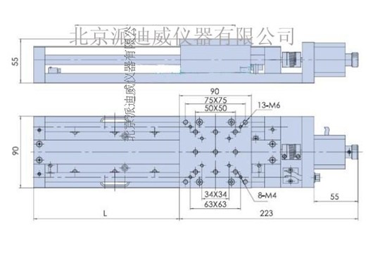 PT-GD105 High Precision Motorized Linear Stage