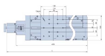 PT-GD150 (50-500) Precise Electric Translating Platform