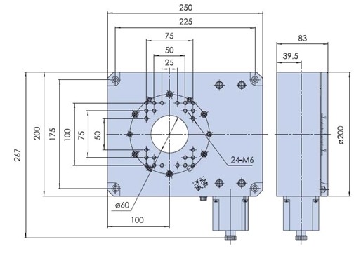 Motorized Rotation Stage,Electric Rotating Machine, PT-GD204