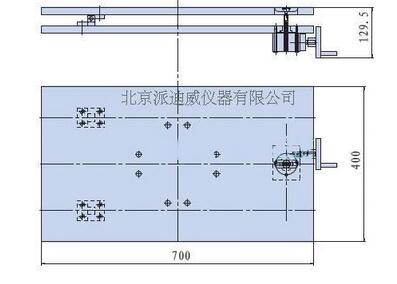 Large Platform, High Load Tilt Platform, Precise Manual Tilt Stage PT-QX05