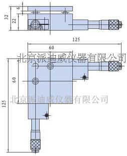 Two-Axis High Load Tilt Platform, Precise Manual Tilt Stage PT-QX04