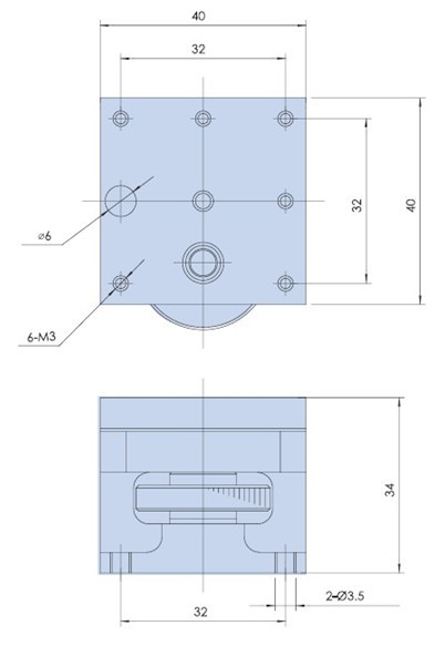 Precise Manual Lift, Z-axis Manual Lab Jack PT-SJ80