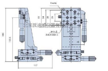 Manual Multidimensional Combinating Units, Manual Multi-axis Stage PH-306H