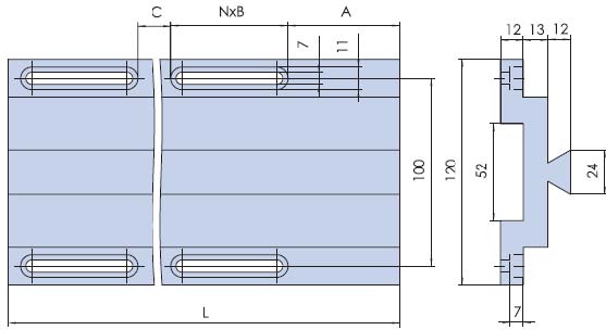 Precise Guide Rail, Optical Slide, Travel Range: 500mm-2000mm PG01 - (500-200)