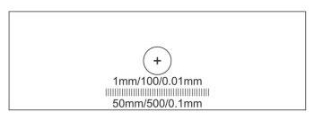 Micrometer eyepiece micrometer obejctive micrometer measurement scale microscope monumented microscope