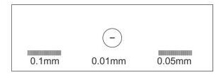 Micrometer eyepiece micrometer obejctive micrometer measurement scale microscope monumented microscope