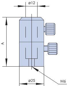 Rotating rod Fixing rod Diaphragm Fixing rack PJ05 - (50-102)