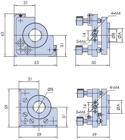 Reflection Spectroscopy Shelf Mount (open) PG206 - (15 to 50)