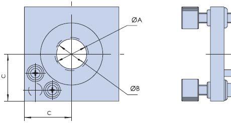 Reflection Spectroscope Shelf (not open) Spectroscope Frame Mount PG209 - (15 to 50)