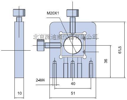 Precision optical fiber coupler PH201