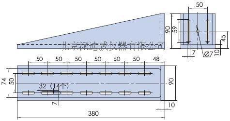 Rectangular fixed block PJK09