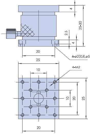 Precise Manual Lift, Z-axis Manual Lab Jack, PT-SD405