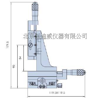 XYZ Axis 13mm Travel, High-Performance Crossed Roller Bearing Linear Stage PH-303H