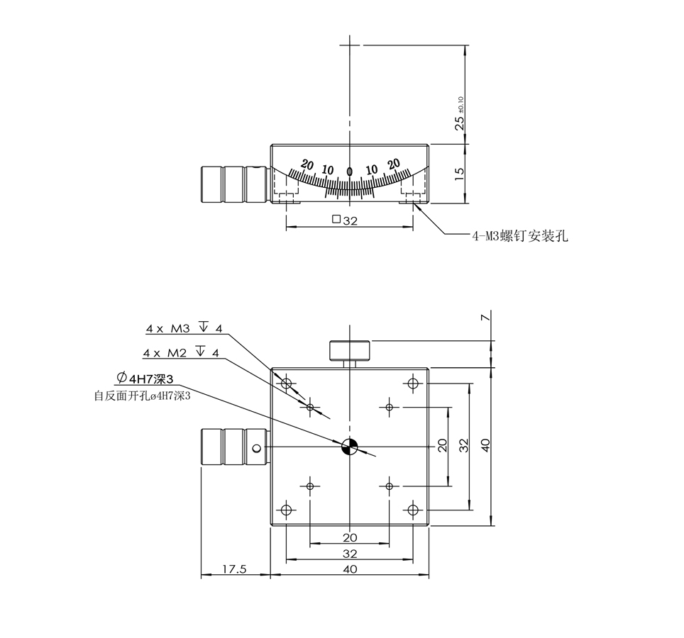 Manual Goniometer Stage PT-SD40/50/60