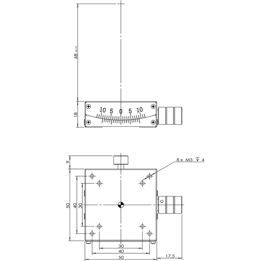 Manual Goniometer Stage PT-SD40/50/60