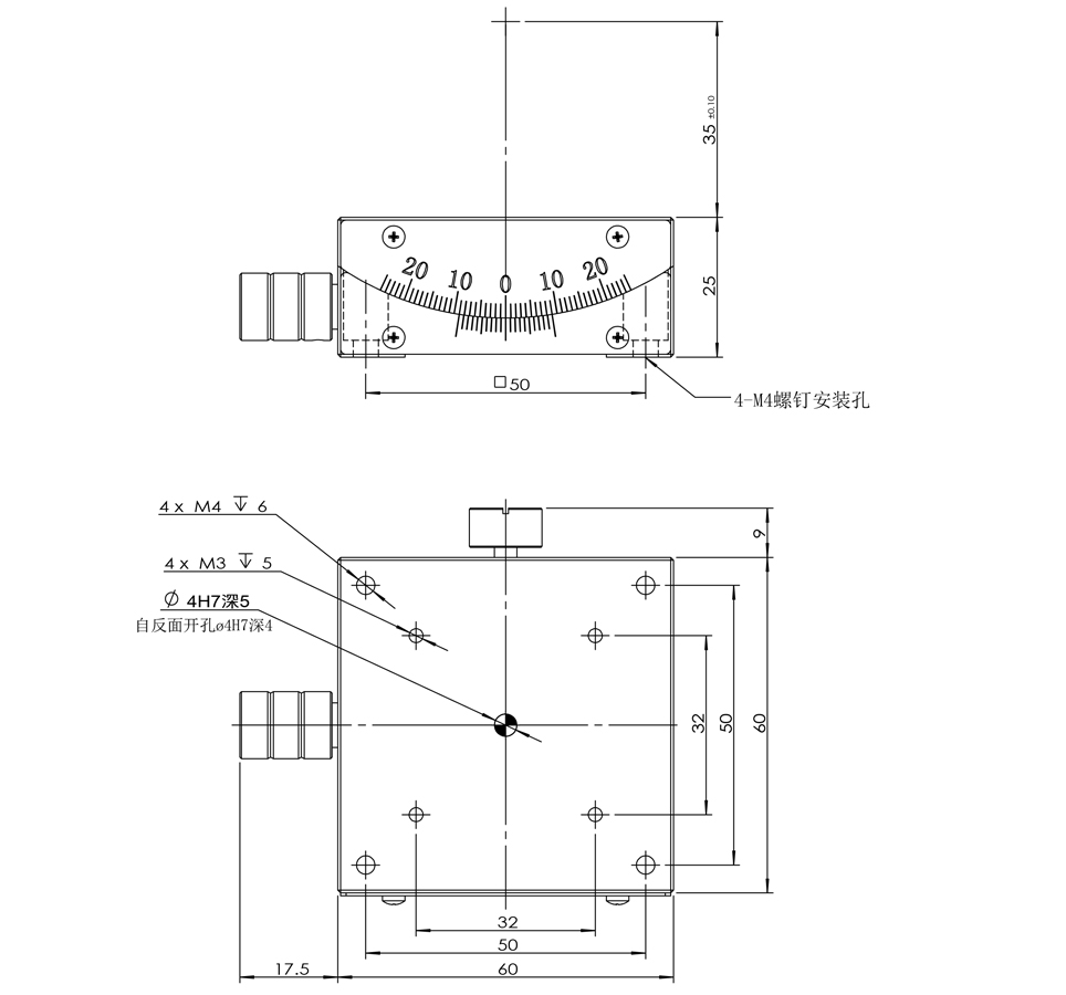 Manual Goniometer Stage PT-SD40/50/60