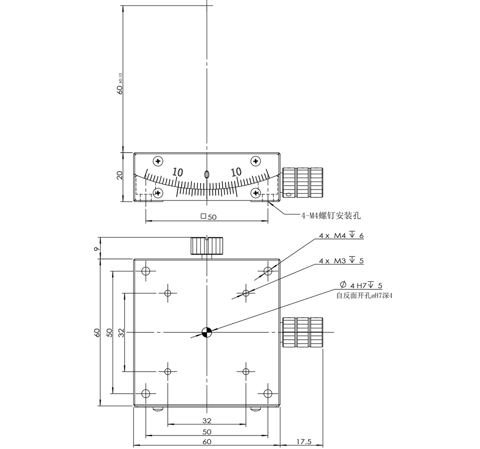 Manual Goniometer Stage PT-SD40/50/60