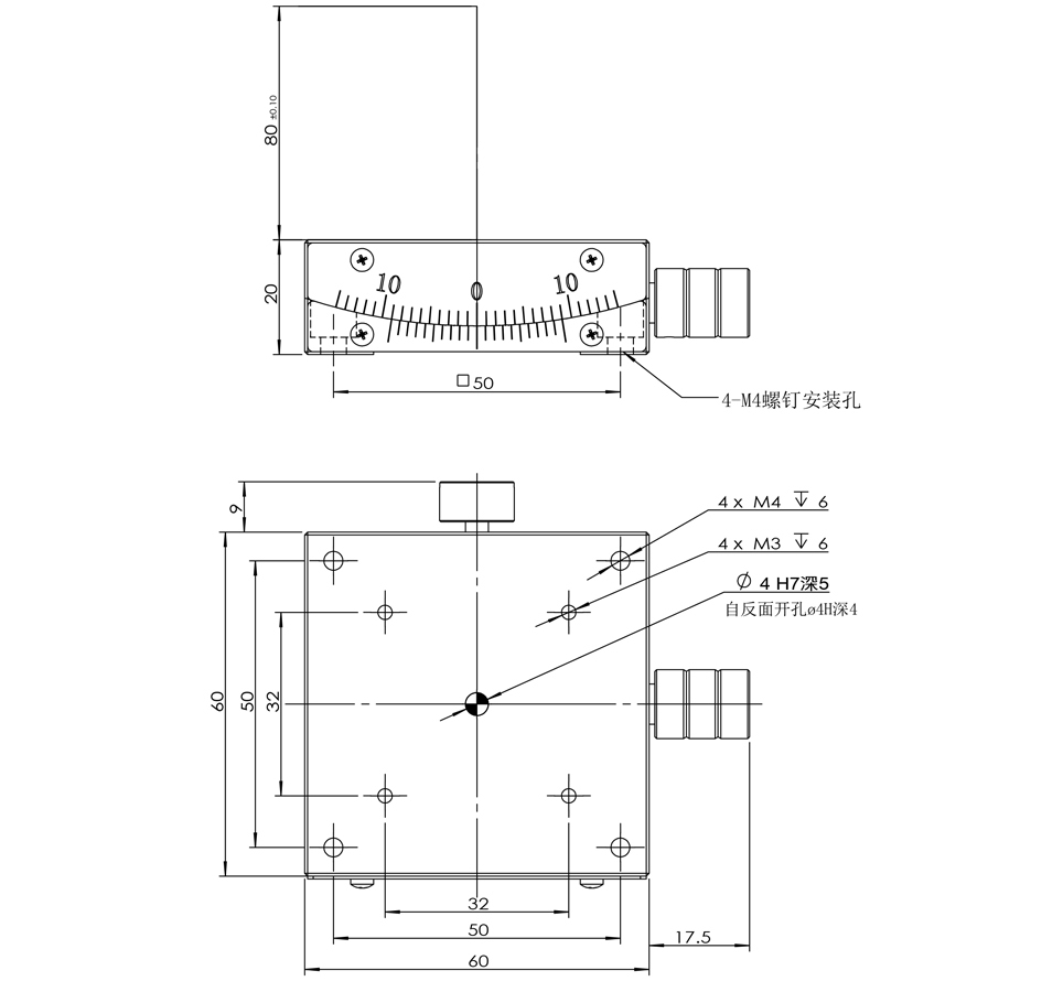 Manual Goniometer Stage PT-SD40/50/60