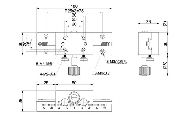 High Percision Manual linear Stage