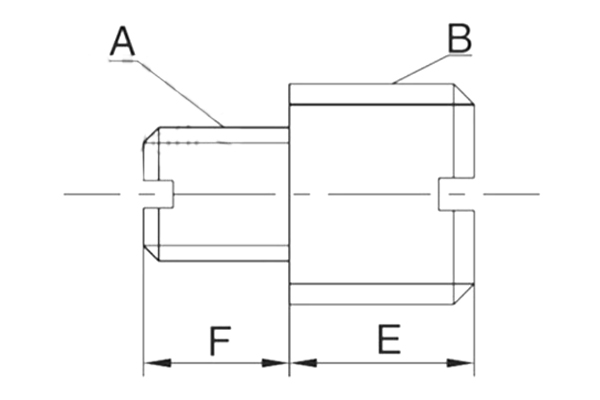 PJJ03/PJJ04 Connector adapter reducing screw