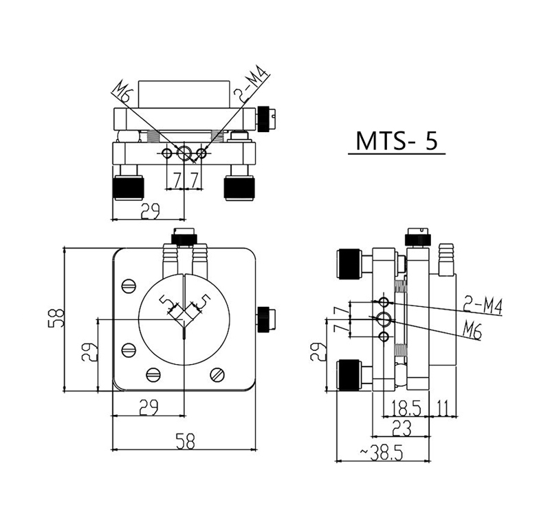 Crystal Water Cooling Adjusting Frame Optical Lens Adjusting Frame MTS-5