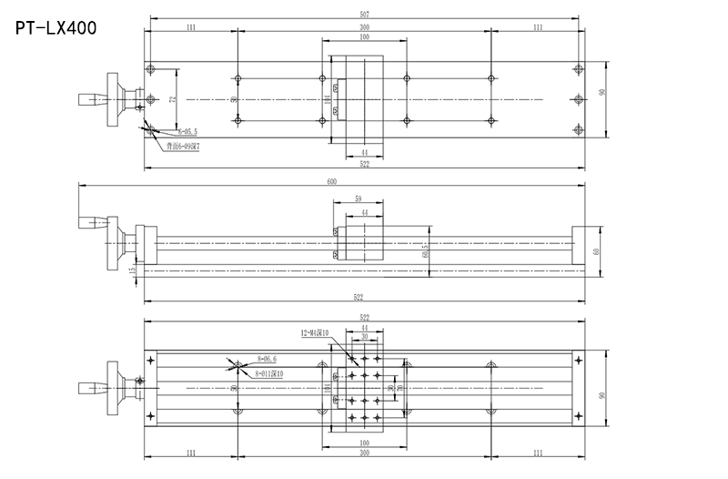 Precision Manual Three-Dimensional Combination Stage XZθ Multidimensional Platform Translation Lifting Rotary Stage