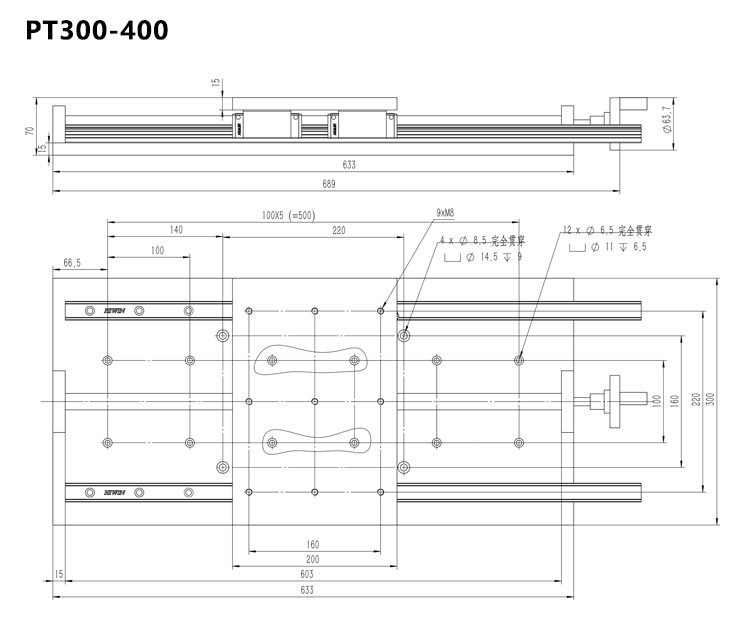 Manual Two Dimensional Combined Stage Precision Lifting Table Large Travel Translation Table / Bearing 100KG