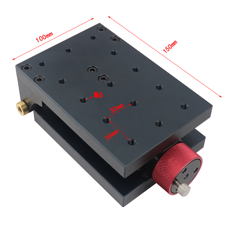 PT-QX09 Adjustable Angle Stage Manual Tilt Stage Inclined Drilling Base Tool