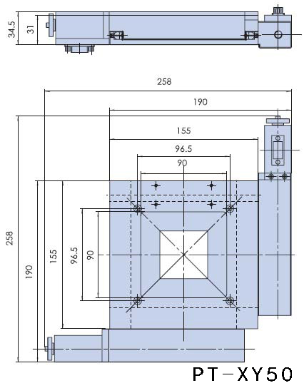 XYR Motorized Three-axis Stage Precision XY Linear Stage Rotation Stage