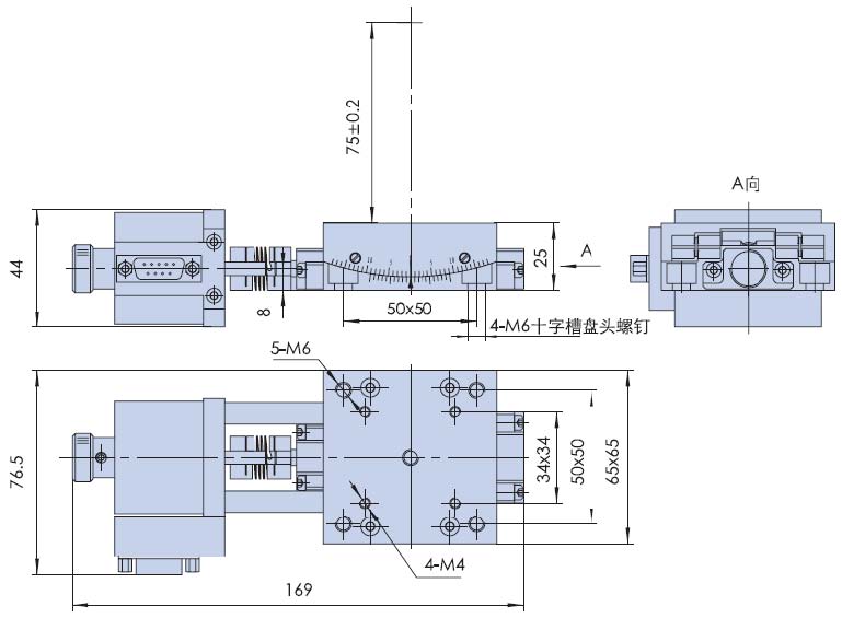 PJ110-15 (XY axis) High-Precision Electric Angle Position Stage XY Arc Swing Table Goniometer