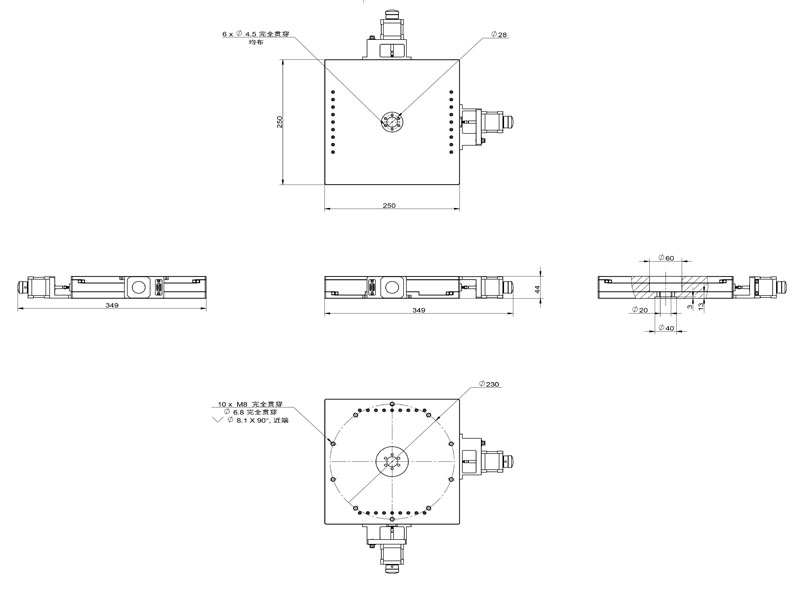 PT-XY15T Motorized Linear Stage XY Slider