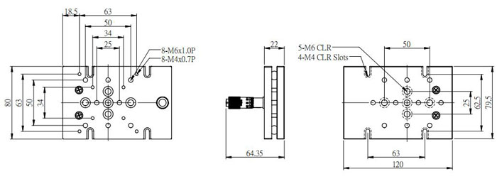 Precise Manual Tilt Stage PT-QX06