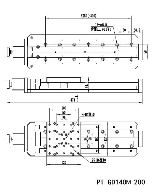 High-Precision Motorized Linear Stage Left And Right Hand Stretching Platform