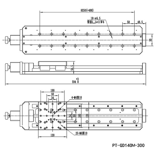 High-Precision Motorized Linear Stage Left And Right Hand Stretching Platform