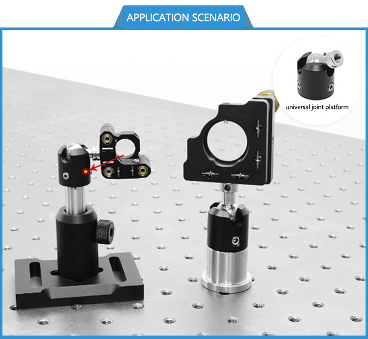 Universal loading platform Ball-hinged universal connector