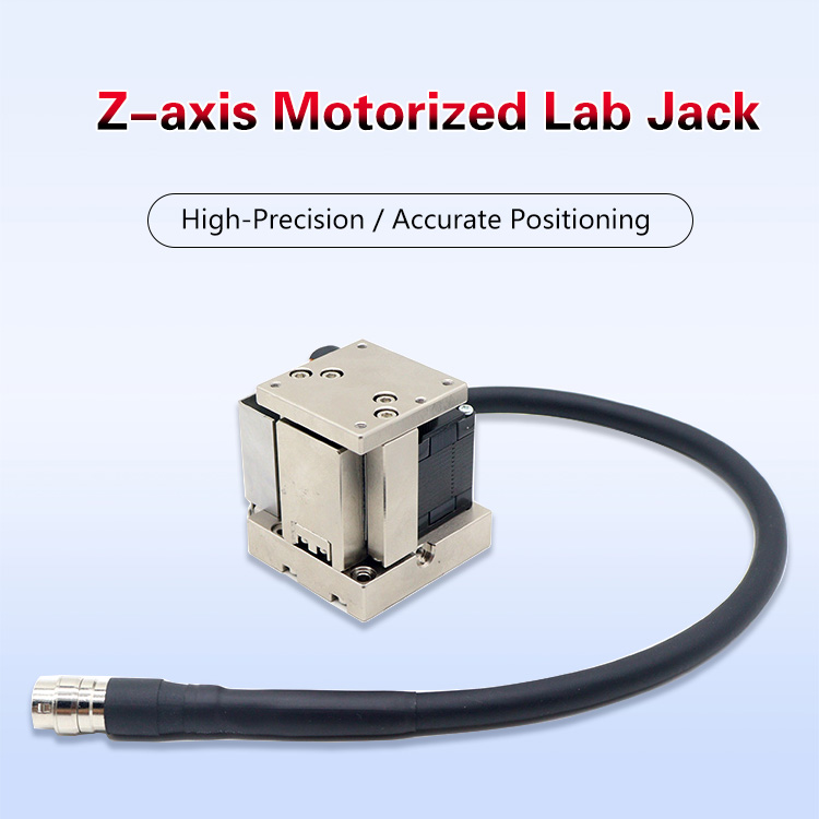 Precision Fine Adjustment Motorized Lab Jack Stainless Steel Experimental Lift Stage PT-GZ40