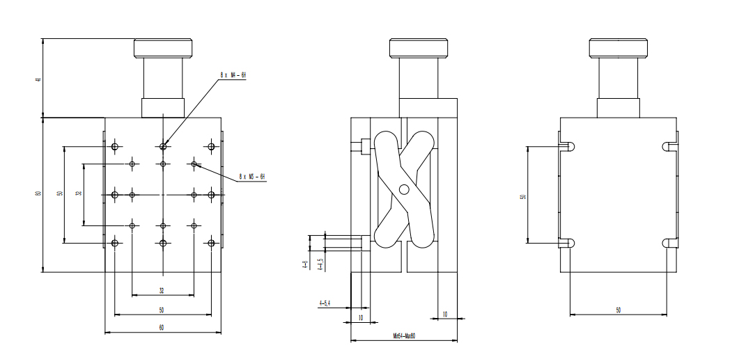 XYZR Manual Four-Dimensional Mobile Stage