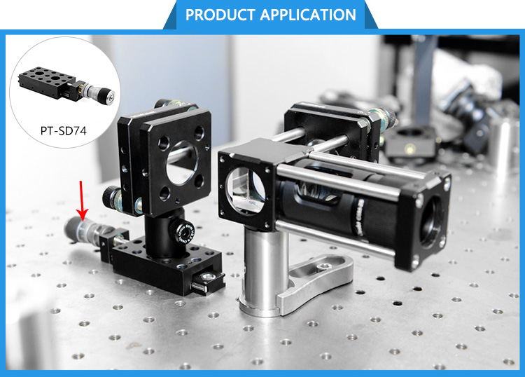 High Precision Single Axis Manual Linear Stage PT-SD73/SD74