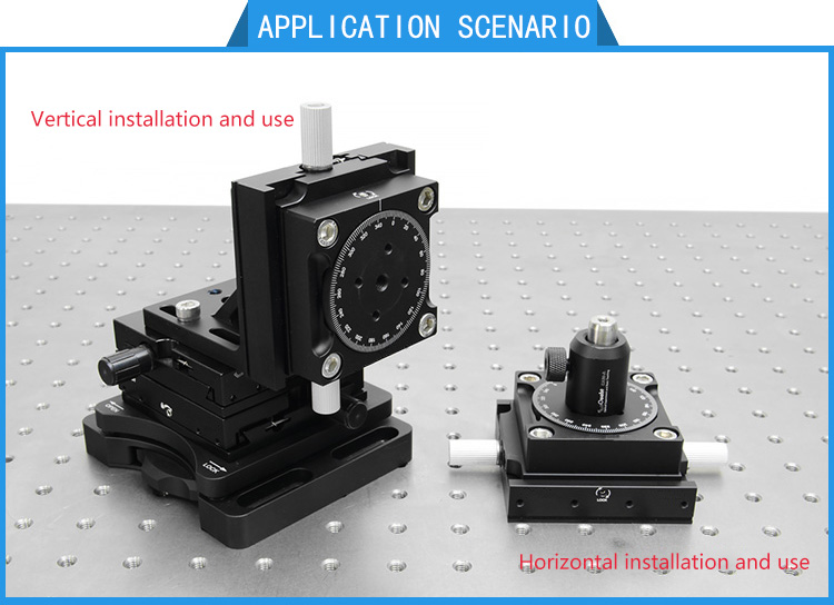 R-Axis Manual Fine Adjustment Rotation Stage PT-SD78