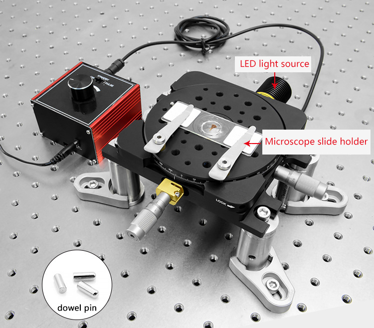 Manual Fine Adjustment Dual Axis Linear Moving Stage PT-SD79/80