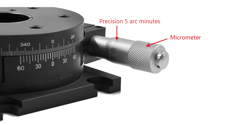 360 Degree Manual Rotation Displacement Stage PT-SD81