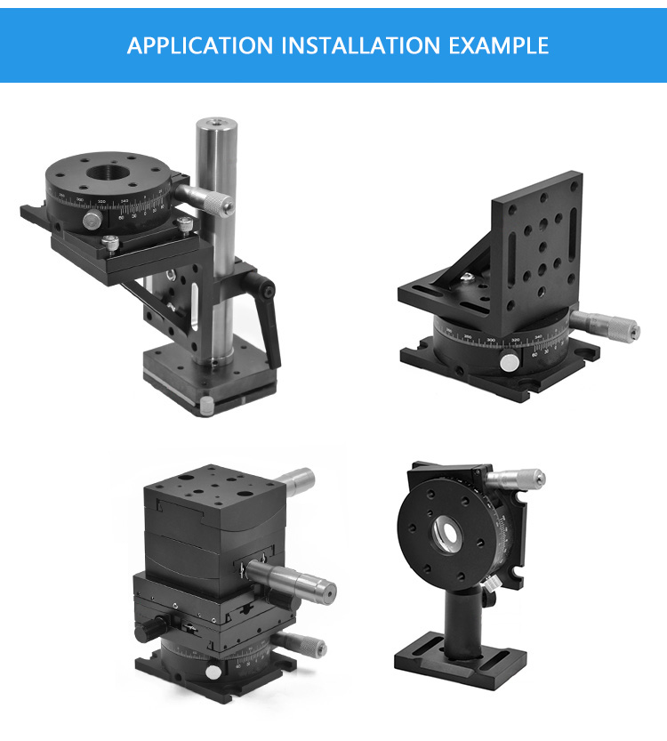 360 Degree Manual Rotation Displacement Stage PT-SD81