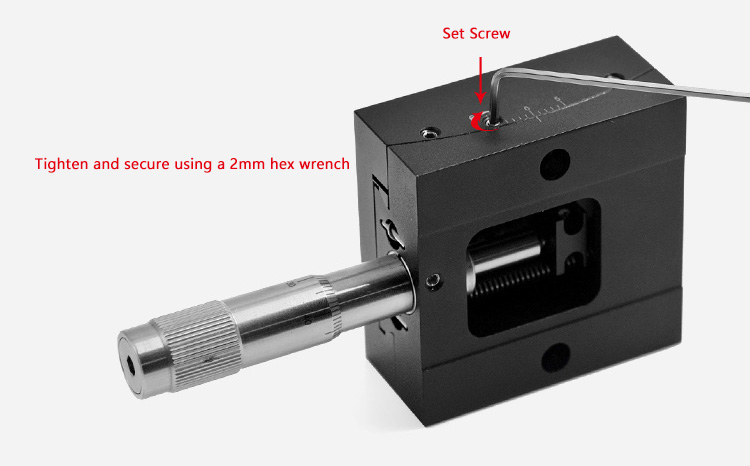 Vernier Microhead Driven Manual Tilt Goniometer Stage PT-SD82