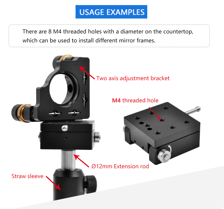 90 Degree Optical Path Switching Flipping Stage PT-SD86