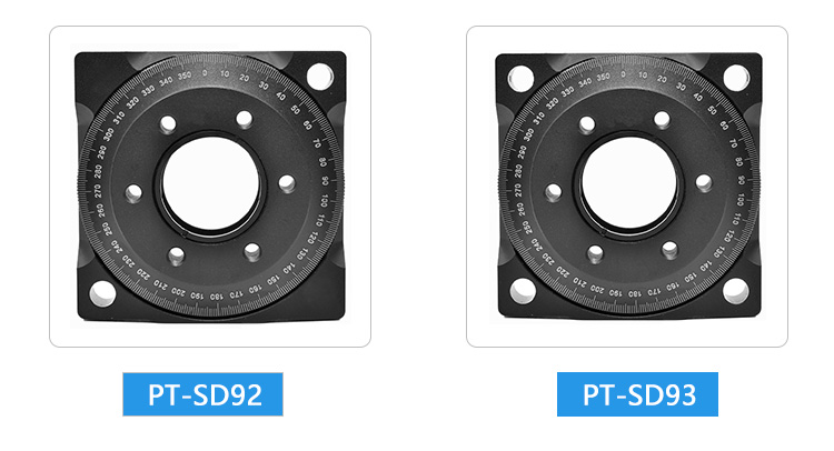 Manual Rotate Lens Mount 360 Degree Indexing Stage PT-SD92