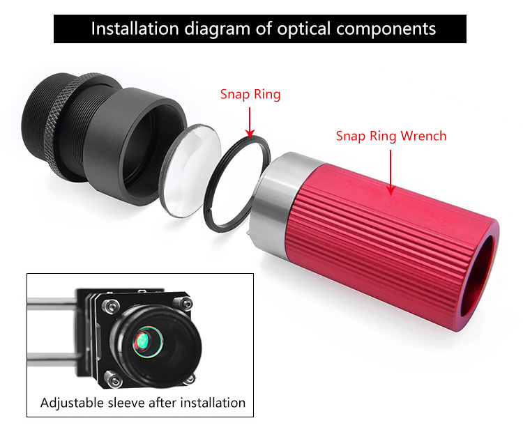 SM1 Thread Rotation 1 Inch Adjustable Lens Sleeve