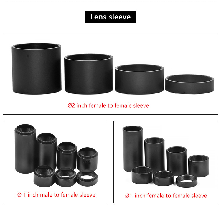 SM2 Threaded Stacked Sleeve Diameter 2 Inch Coaxial Lens Tube