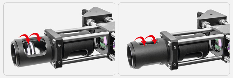 1 Inch Visible Lens Sleeve For Optical Experimental Research